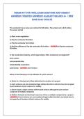 UMASS BCT 353 FINAL EXAM QUESTIONS AND CORRECT&NewLine;ANSWERS &lpar;VERIFIED ANSWERS&rpar; ALREADY GRADED A&plus; &vert; NEW&NewLine;2026&sol;2027 UPDATE 