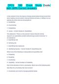 CPCU 500 Exam Study Guide Questions and Answers Verified Solutions