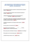 Army License instructors &sol; License exAminers exAm Questions And&NewLine;correct Answers &lpar;VeriFied&rpar; &vert; LAtest uPdAte 2026&sol;2027 &vert; GrAded A&plus; &vert;&NewLine;BrAnd new &vert; 100&percnt; GuArAnteed PAss 