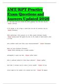 amtec  latest 2026 &vert; 2027 package deal Questions and Answers All Verified