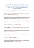 Class D Security License Exam Questions and Answers Study Guide Verified Solutions