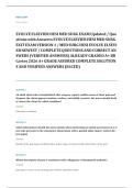 HESI PN adult medical surgical EXAM A&plus; GRADE ASSURED COMPLETE SOLUTIONS AND VERIFIED ANSWERS