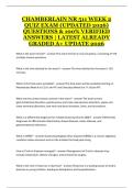 Chamberlain NR 511 Week 2 Quiz Study Guide 2025&ndash;2026 &vert; Practice Questions and Advanced Nursing Review