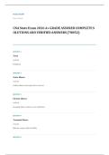 NCLEX PN fundamentals EXAM A&plus; GRADE ASSURED COMPLETE SOLUTIONS AND VERIFIED ANSWERS