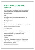 MDC 4 FINAL EXAM with answers