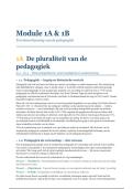 Examensamenvatting van de reader Inleiding Pedagogische Wetenschappen &vert; VUB &vert; 2025&sol;26