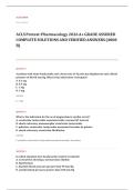 ACLS pre EXAM A&plus; GRADE ASSURED COMPLETE SOLUTIONS AND VERIFIED ANSWERS