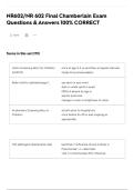 NR602&sol;NR 602 Final Chamberlain Exam Questions & Answers 100&percnt; CORRECT