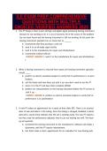 ILE EXAM PREP COMPREHENSIVE&NewLine;QUESTIONS WITH MULTIPLE&NewLine;CHOICES &vert;VERIFIED ANSWERS 2025