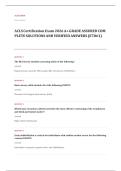 ACLS pre EXAM A&plus; GRADE ASSURED COMPLETE SOLUTIONS AND VERIFIED ANSWERS