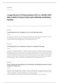 ATI RN active learning templates EXAM A&plus; GRADE ASSURED COMPLETE SOLUTIONS AND VERIFIED ANSWERS