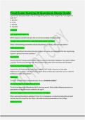 Final Exam Nursing III Questions Study Guide&period;