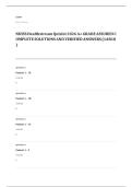 NIH stroke scale EXAM A&plus; GRADE ASSURED COMPLETE SOLUTIONS AND VERIFIED ANSWERS