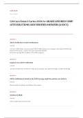 CCRN neonatal EXAM A&plus; GRADE ASSURED COMPLETE SOLUTIONS AND VERIFIED ANSWERS