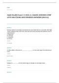 NUR 211 fundamentals nursing EXAM A&plus; GRADE ASSURED COMPLETE SOLUTIONS AND VERIFIED ANSWERS