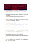 IAHSS ADVANCED LATEST 2026&sol;2027&NewLine;ACTUAL EXAM QUESTIONS WITH&NewLine;CORRECT ANSWERS 100&percnt; VERIFIED&NewLine;GRADED A&plus;