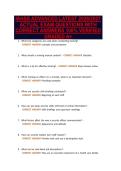 IAHSS ADVANCED LATEST 2026&sol;2027&NewLine;ACTUAL EXAM QUESTIONS WITH&NewLine;CORRECT ANSWERS 100&percnt; VERIFIED&NewLine;GRADED A&plus;