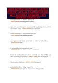 IAHSS ADVANCED PRETEST LATEST&NewLine;2026&sol;2027 ACTUAL EXAM QUESTIONS&NewLine;WITH CORRECT ANSWERS 100&percnt;&NewLine;VERIFIED GRADED A&plus;