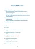Commercial Law Course Notes &vert; 620307-B-6 &vert; Tilburg University &vert; 2025&sol;26
