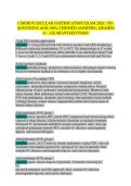 Cardiovascular Certification Exam Questions and Answers Study Guide 150&plus; Questions Verified Solutions