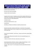 Intro to neuro final exam study guide with correct answers 100&percnt; 2026