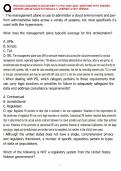 WGU D320 MANAGING CLOUD SECURITY &lpar;JYO2&rpar; 2025-2026 &ndash;QUESTIONS WITH VERIFIED ANSWERS AND DETAILED RATIONALES A&plus; VERIFIED LATEST VERSION