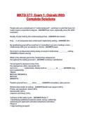 MKTG 377- Exam 1&colon; Osinski With Complete Solutions