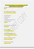 NURS 225 Final Exam 78 Correct Questions and 100&percnt; Verified Solutions for 2026 Update&period;
