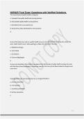 NUR425 Final Exam Questions with Verified Solutions&period;