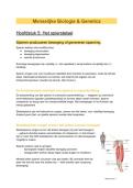 Samenvatting Hoofdstuk 5 &vert; Menselijke biologie en genetica &vert; VUB &vert; 2025&sol;26