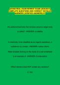 ASVAB REAL EXAM NEWEST EXAM &lpar;2026&sol;2027&rpar; &NewLine;COMPLETE QUESTIONS AND CORRECT DETAILED