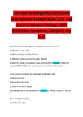 Fire State & Firefighting Exam Guide with Solution Updated 2026&sol;2025 &vert; All Versions Included Package&comma; 100&percnt; Satisfaction Guarantee&comma; Complete Test Bank