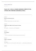 Portage Learning PSYC 101 psychology EXAM A&plus; GRADE ASSURED COMPLETE SOLUTIONS AND VERIFIED ANSWERS