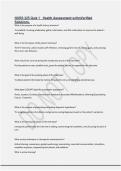 NURS 225 Quiz 1&lowbar; Health Assessment withnVerified Solutions&period;