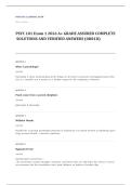 Portage Learning PSYC 101 psychology EXAM A&plus; GRADE ASSURED COMPLETE SOLUTIONS AND VERIFIED ANSWERS