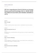 Portage Learning PSYC 101 psychology EXAM A&plus; GRADE ASSURED COMPLETE SOLUTIONS AND VERIFIED ANSWERS