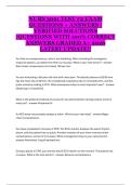Nursing &lpar;NURS 3021&rpar; &ndash; Test &num;2 Study Guide &ndash; 2025&ndash;2026 &ndash; Advanced Nursing Concepts&comma; Evidence-Based Practice&comma; and Clinical Decision-Making Review Material