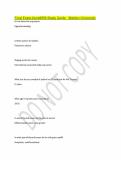 Final Exam-Nurs6550 Study Guide&lowbar; Walden University