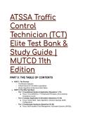 2026&sol;2027 ATSSA Traffic Control Technician &lpar;TCT&rpar; Elite Test Bank &vert; MUTCD 11th Edition S-Tier Guide &vert; 60 Q&A with Rationale
