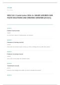 GCU NUR 550 translational research EXAM A&plus; GRADE ASSURED COMPLETE SOLUTIONS AND VERIFIED ANSWERS