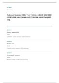 NREMT emergency medical technician EXAM A&plus; GRADE ASSURED COMPLETE SOLUTIONS AND VERIFIED ANSWERS