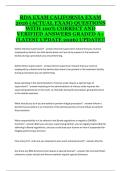 Registered Dental Assistant &lpar;RDA&rpar; California Exam &ndash; Study Guide &ndash; 2025&ndash;2026 &ndash; Dental Procedures&comma; Infection Control&comma; Radiography&comma; and Clinical Practice Review Material