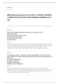 HESI PN adult medical surgical EXAM A&plus; GRADE ASSURED COMPLETE SOLUTIONS AND VERIFIED ANSWERS