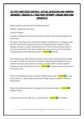 CIC TEST-CERTIFIED PROFESSIONAL IN INFECTION CONTROL&vert; ACTUAL QUESTIONS AND VERIFIED ANSWERS &vert; GRADED A&plus; &vert; PASS FIRST ATTEMPT &vert; BRAND NEW 2026 UPDATE&excl;&excl;&excl;&excl;&excl;&NewLine;