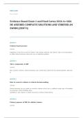 Capella NURS 6011 evidence based practice EXAM A&plus; GRADE ASSURED COMPLETE SOLUTIONS AND VERIFIED ANSWERS