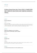 Capella NURS 6011 evidence based practice EXAM A&plus; GRADE ASSURED COMPLETE SOLUTIONS AND VERIFIED ANSWERS