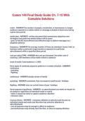 Comm 148 Final Study Guide Ch&period; 7-15 With Complete Solutions