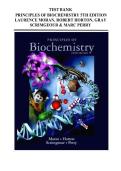 Test Bank for Principles of Biochemistry&comma; 5th Edition by Laurence A&period; Moran&comma; H&period; Robert Horton&vert; 9780137522866&vert; All Chapters&vert; LATEST