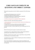CORE-NAB Exam Study Guide Nursing Home Administration Practice Questions Review PDF