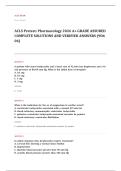 ACLS pre EXAM A&plus; GRADE ASSURED COMPLETE SOLUTIONS AND VERIFIED ANSWERS